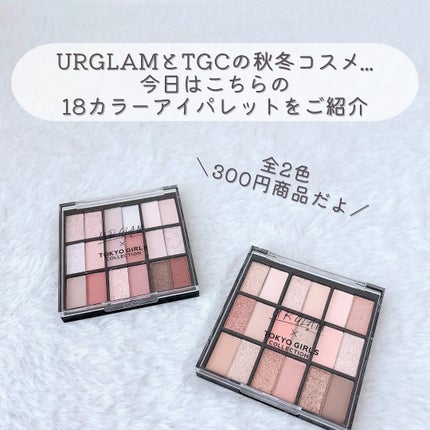 18カラーアイパレット/U R GLAM/アイシャドウパレットを使ったクチコミ(2枚目)