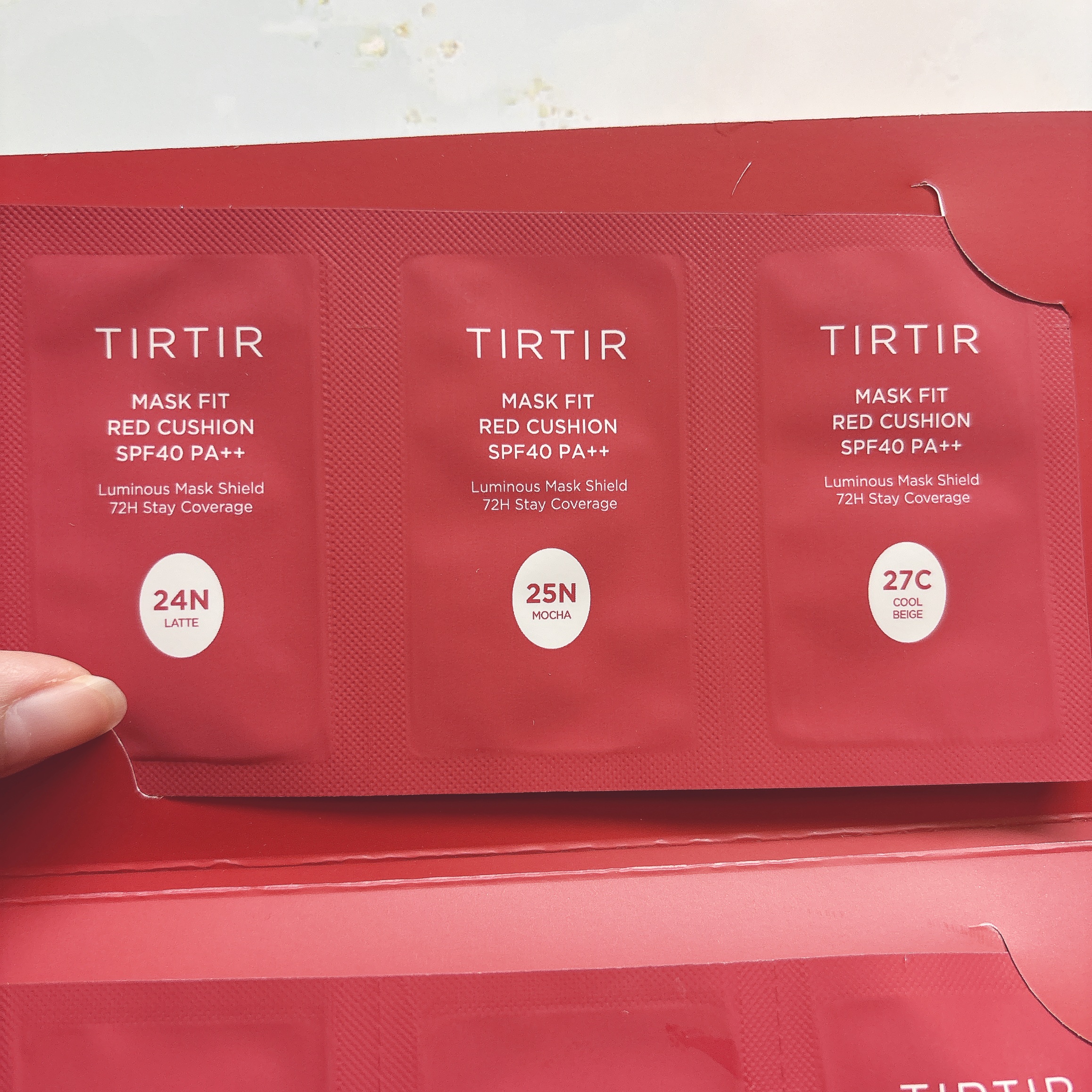 マスク フィット レッド クッション 27C クール ベージュ/TIRTIR(ティルティル)/クッションファンデーションを使ったクチコミ（3枚目）