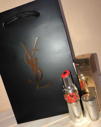 ヴォリュプテ ティントインバーム/YVES SAINT LAURENT BEAUTE/口紅を使ったクチコミ(1枚目)