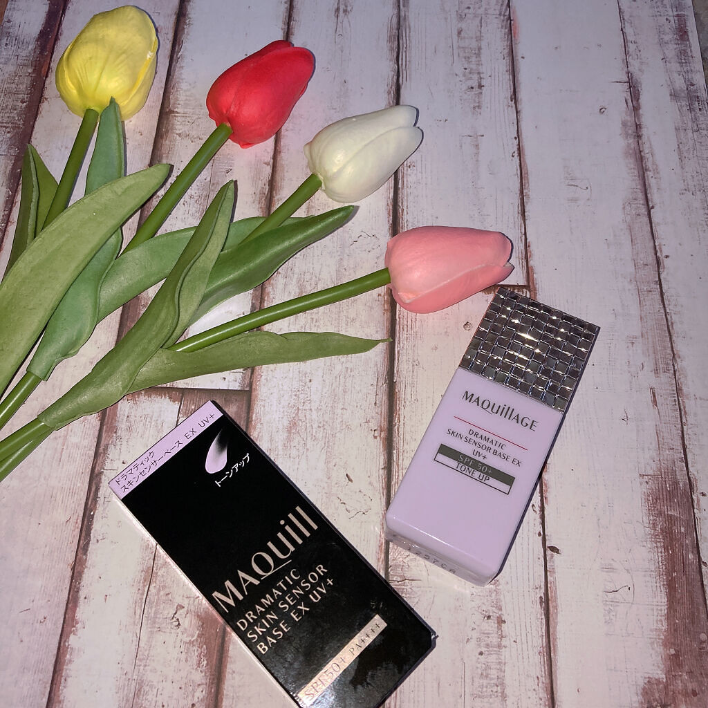 ドラマティックスキンセンサーベース EX UV+/マキアージュ/化粧下地を使ったクチコミ（2枚目）