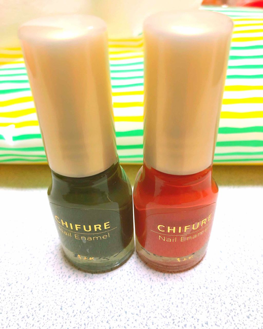 綺香 on LIPS 「ちふれの新色ネイルGETしてきました✨プチプラで発色がいいので..」(1枚目)