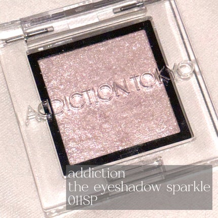 ADDICTION アディクション ザ アイシャドウ スパークルのクチコミ「\\自然に仕込むブルベラメ//
💗ADDICTIONアディクション ザ アイシャドウ スパー.....」(2枚目)