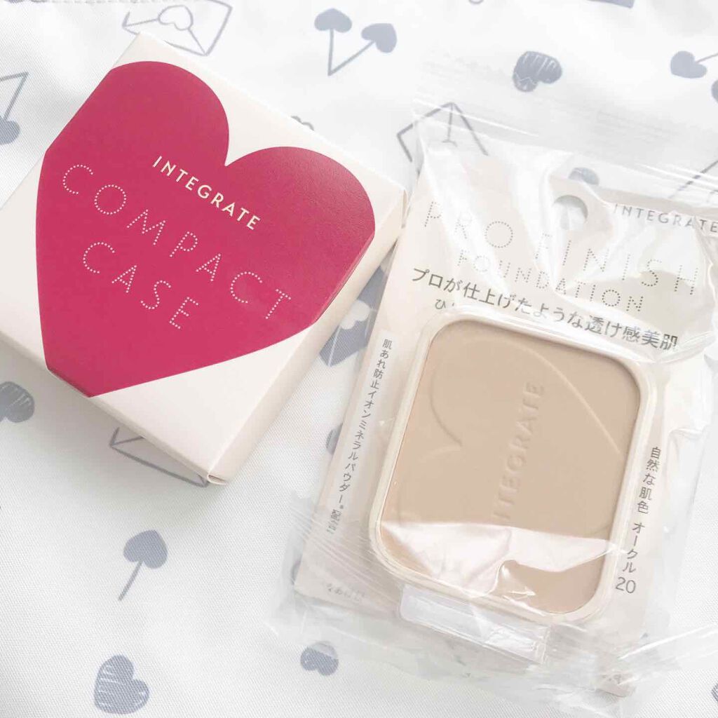 プロフィニッシュファンデーション/インテグレート/パウダーファンデーションを使ったクチコミ（2枚目）