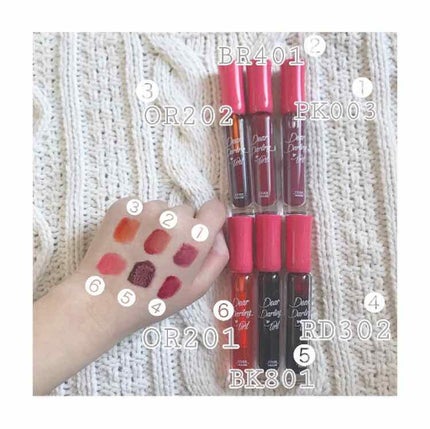 ディアダーリン ウォータージェルティント/ETUDE/リップティントを使ったクチコミ(2枚目)