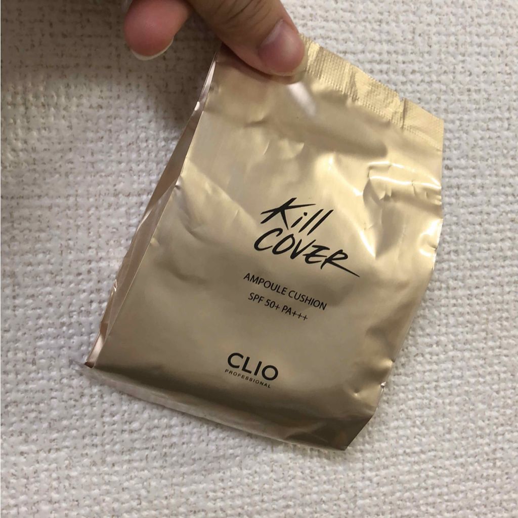 キル カバー ファンウェア クッション エックスピー/CLIO/クッションファンデーションを使ったクチコミ(3枚目)
