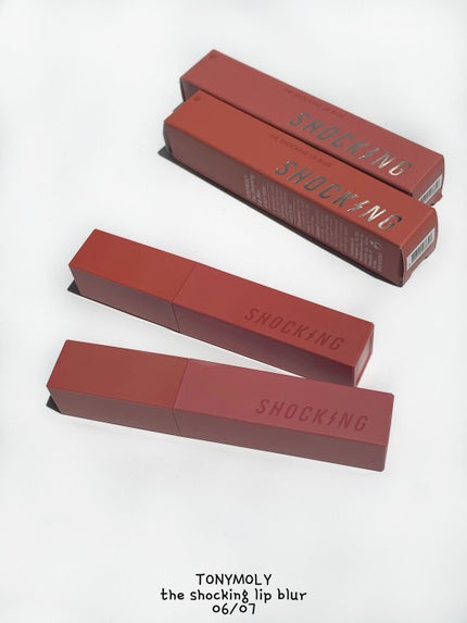 ザショッキングリップブラー/TONYMOLY/口紅を使ったクチコミ(3枚目)