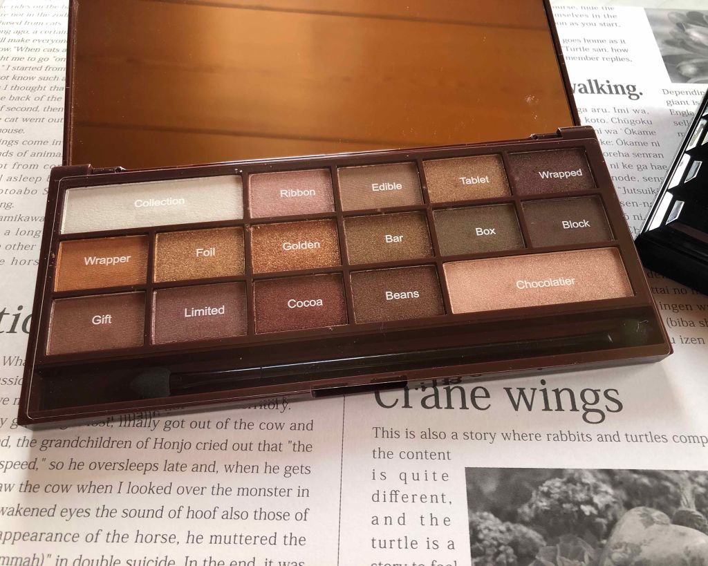 アイラブチョコレート/MAKEUP REVOLUTION/アイシャドウパレットを使ったクチコミ（1枚目）