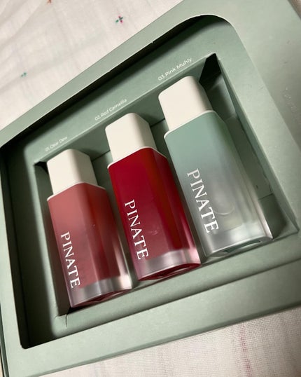 ナチュラルブルームリップオイルセラム 3色セット/PINATE/リップグロスを使ったクチコミ(6枚目)