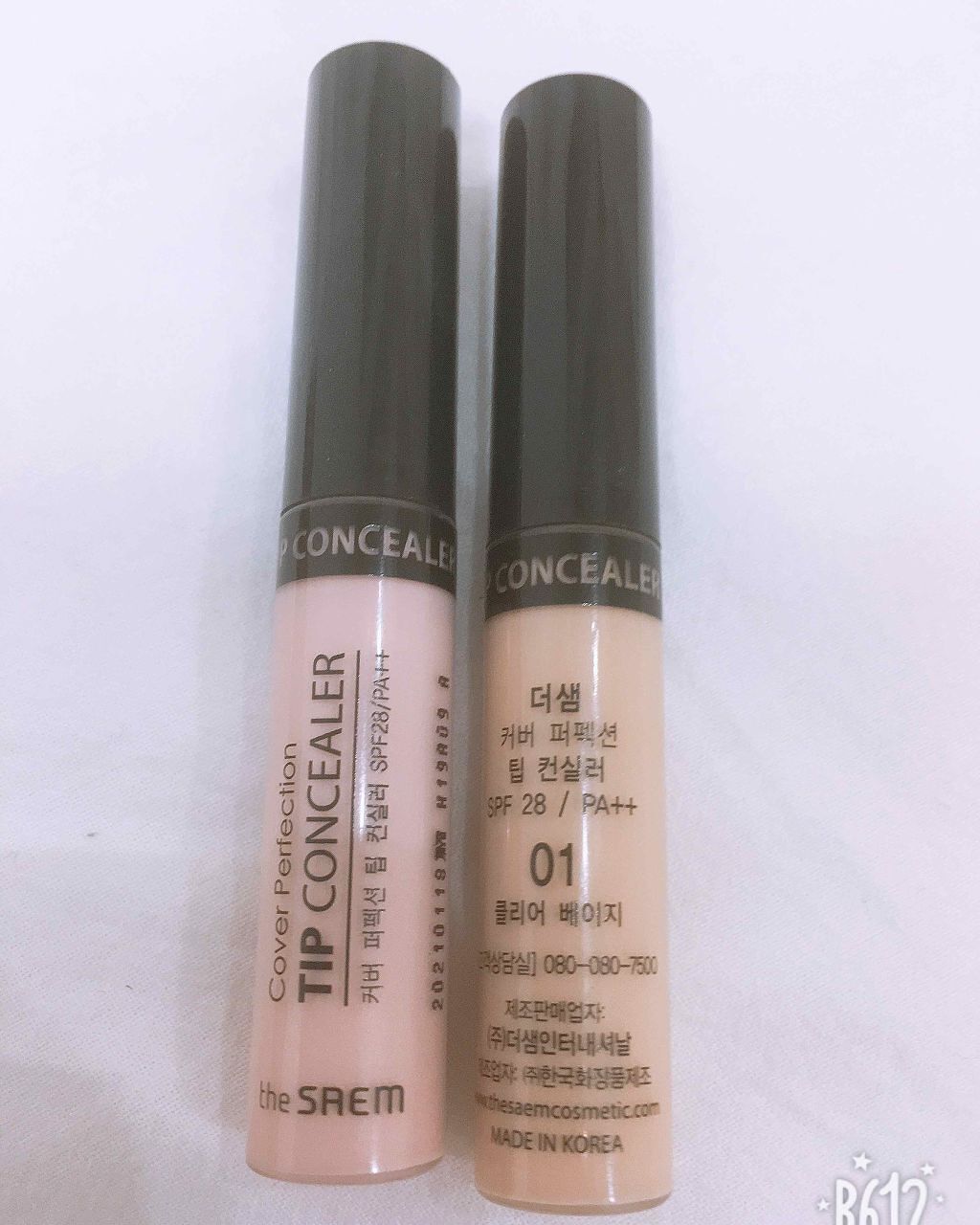 カバーパーフェクション チップコンシーラー/the SAEM/リキッドコンシーラーを使ったクチコミ（1枚目）