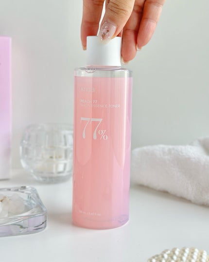 nita⌇フォロバ on LIPS 「桃シリーズ新作出たよ🍑/Anua桃77%ナイアシンエッセンスト..」(2枚目)