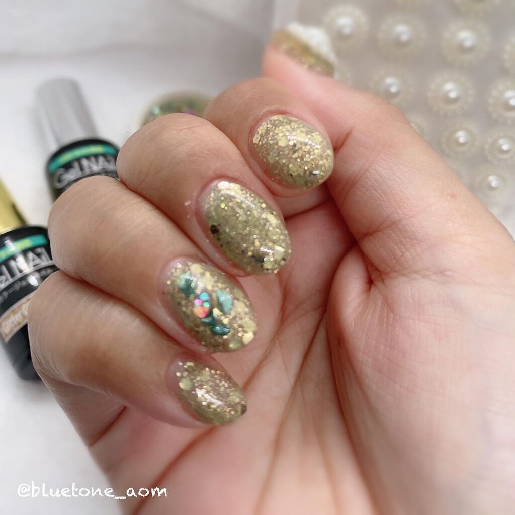 ジェルネイル(ライト対応)/セリア/ジェルネイルを使ったクチコミ(5枚目)