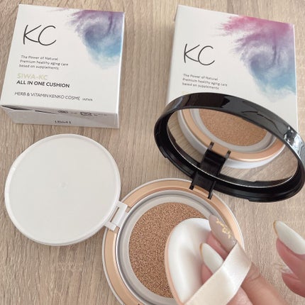 SIWA-KC オールインワンクッション/ハーブ健康本舗/クッションファンデーションを使ったクチコミ(1枚目)