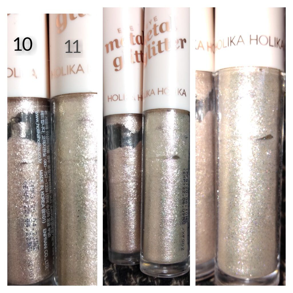 アイメタルグリッター 07/HOLIKA HOLIKA/グリッターを使ったクチコミ（3枚目）