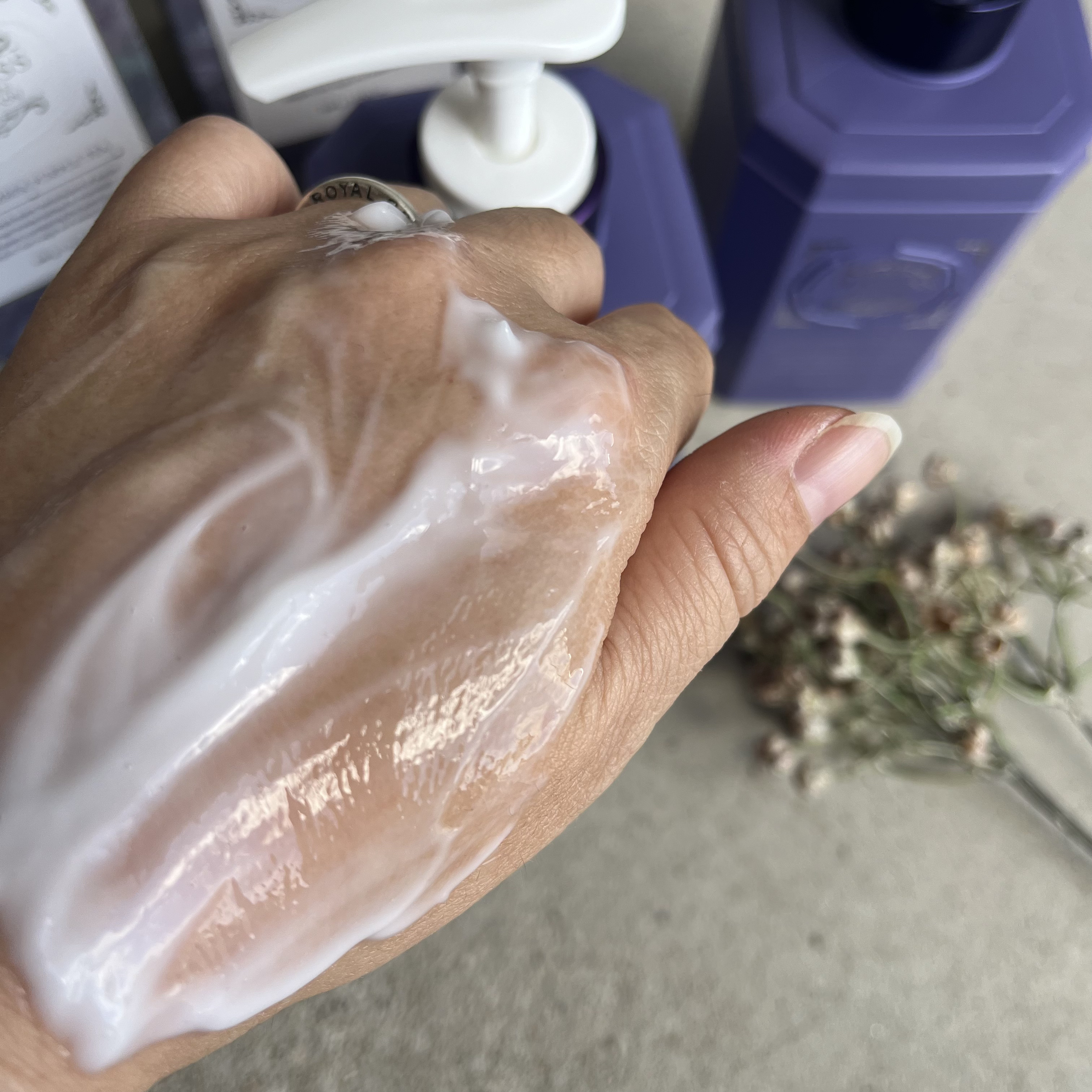 パフュームボディローション セイジアンバーパープルティー/TEABLESS/ボディローションを使ったクチコミ（3枚目）