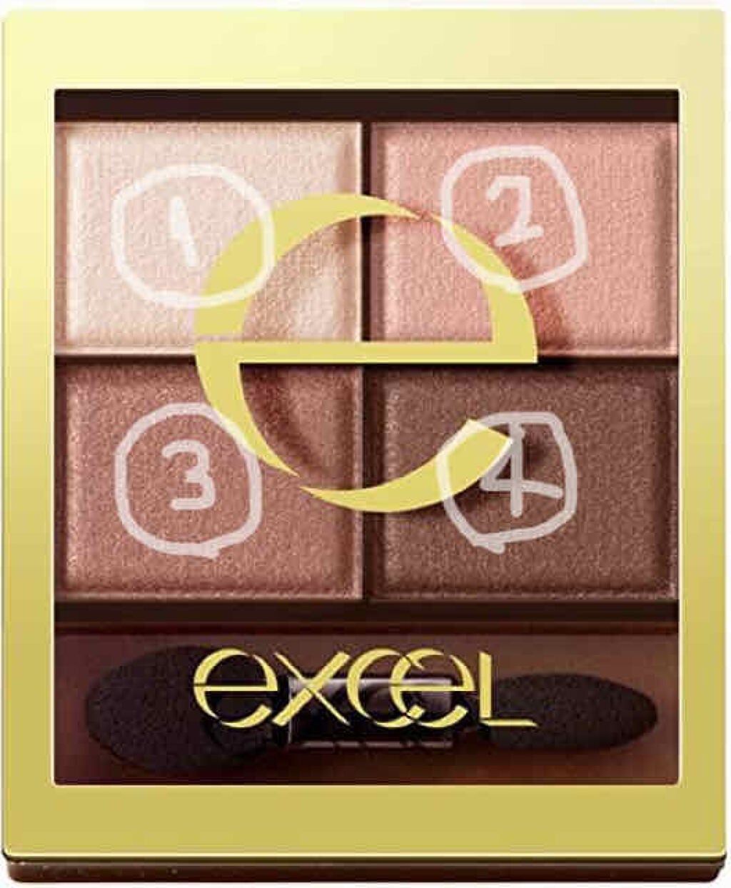 スキニーリッチシャドウ/excel/アイシャドウパレットを使ったクチコミ(2枚目)