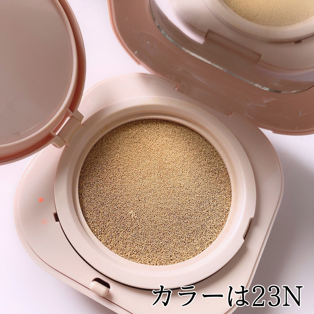 ネオクッション グロウ 23N/LANEIGE/クッションファンデーションを使ったクチコミ（3枚目）