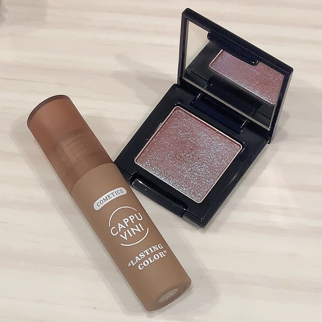 ラスティングカラー Y01/Eyeemo/リキッドアイシャドウを使ったクチコミ（2枚目）