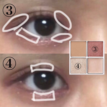 THE アイパレR/b idol/アイシャドウパレットを使ったクチコミ(4枚目)