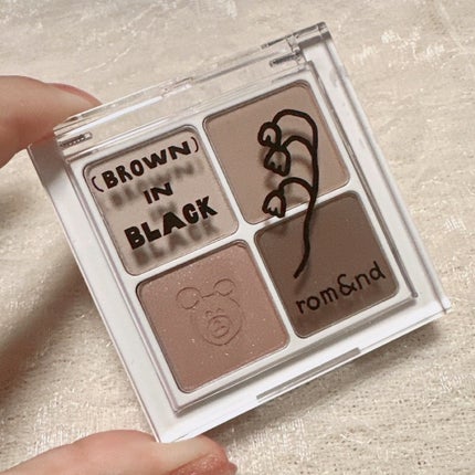 ベターザンアイズ/rom&nd/アイシャドウパレットを使ったクチコミ(5枚目)