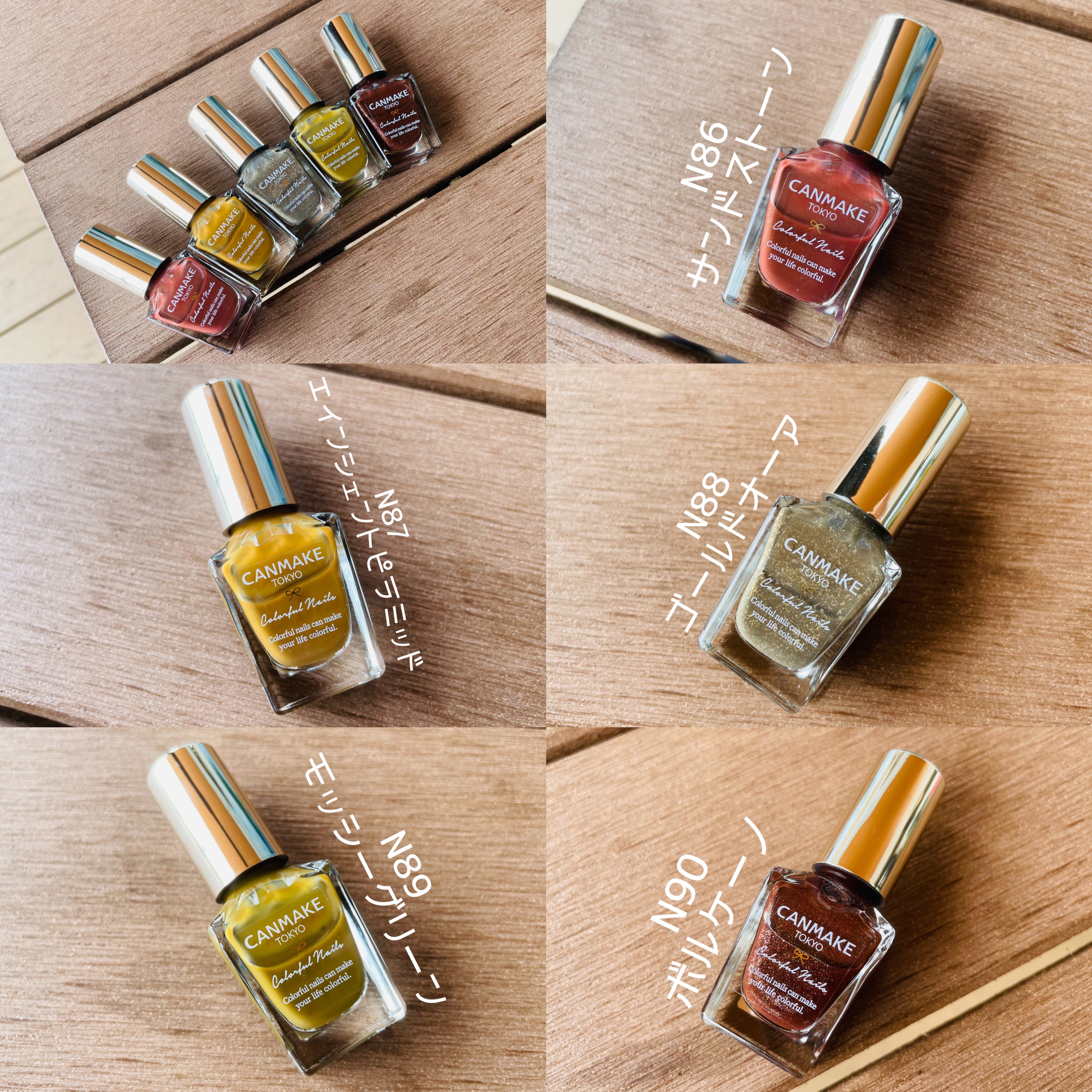 カラフルネイルズ/キャンメイク/マニキュアを使ったクチコミ（2枚目）