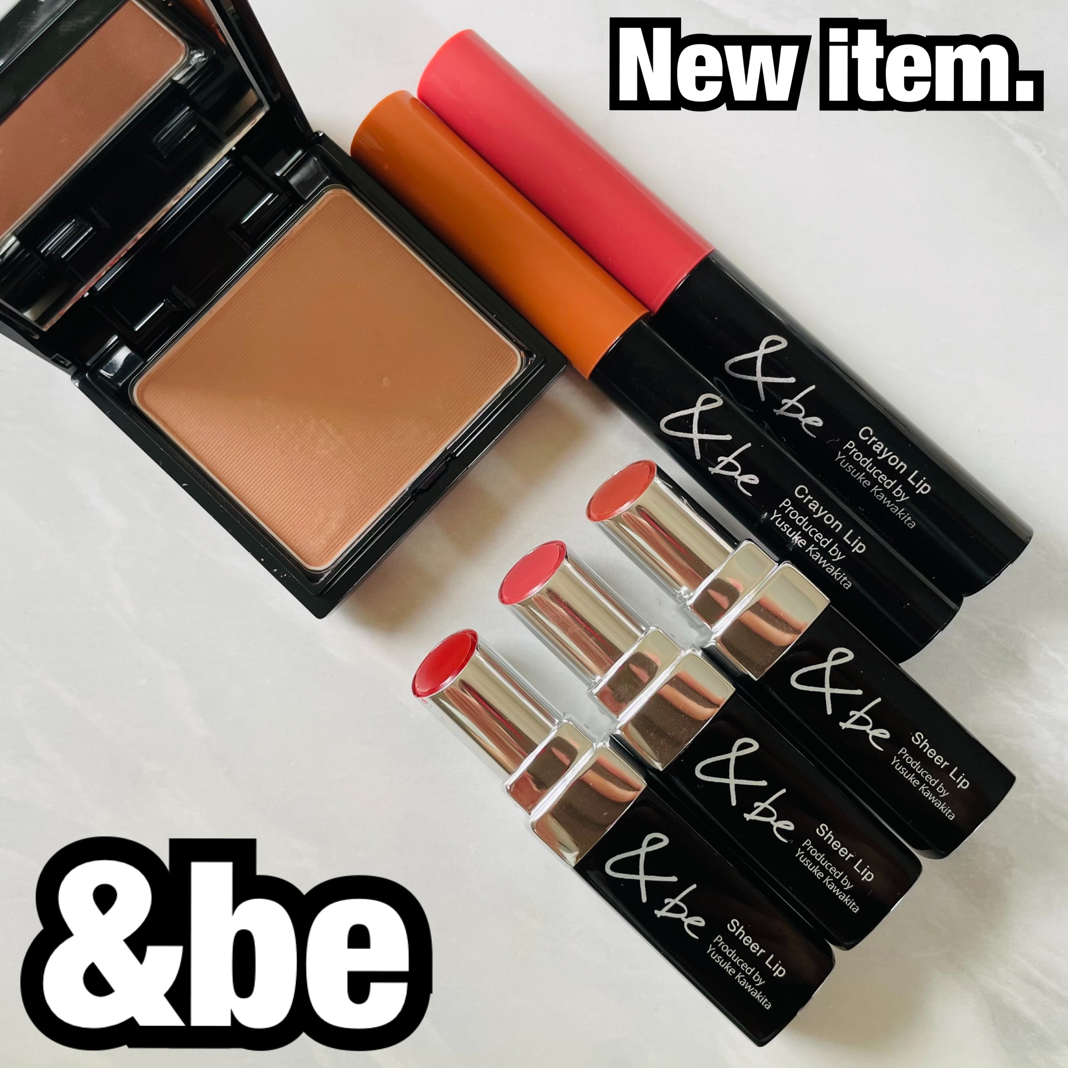 クレヨンリップ ピンクブラウン/＆be/口紅を使ったクチコミ（1枚目）