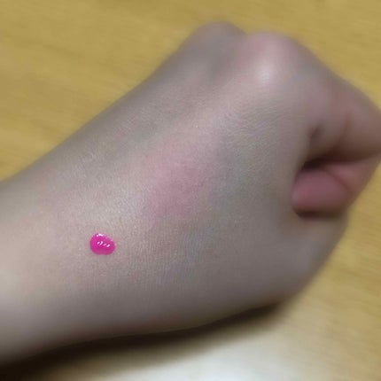 ジューシーレディリキッドチーク/キャンメイク/リキッドチークを使ったクチコミ(2枚目)