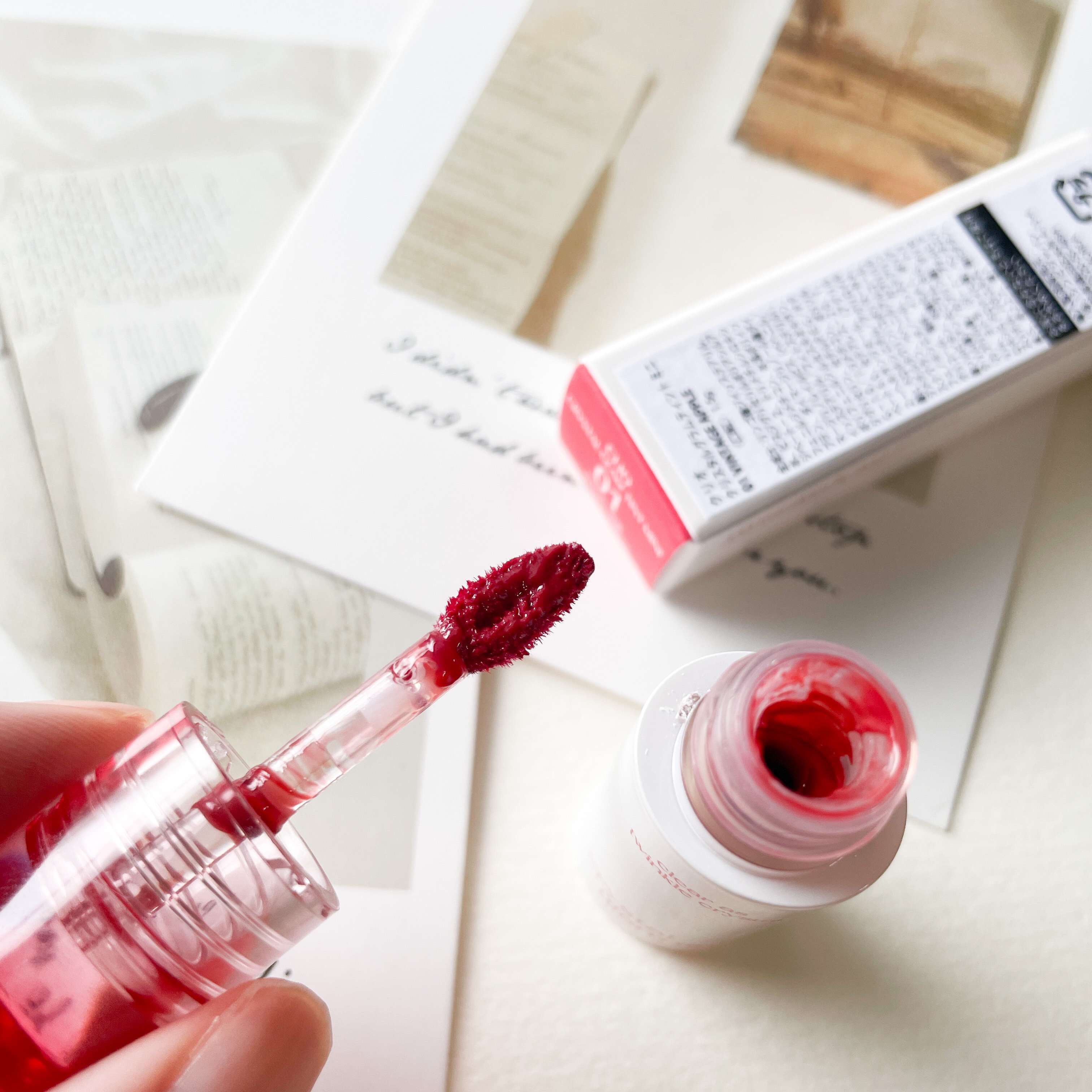 クリスタル グラム ティント/CLIO/リップティントを使ったクチコミ（2枚目）