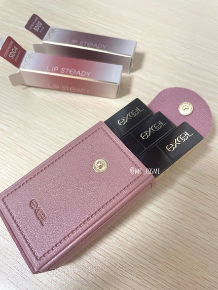 リップステディ/excel/口紅を使ったクチコミ(4枚目)