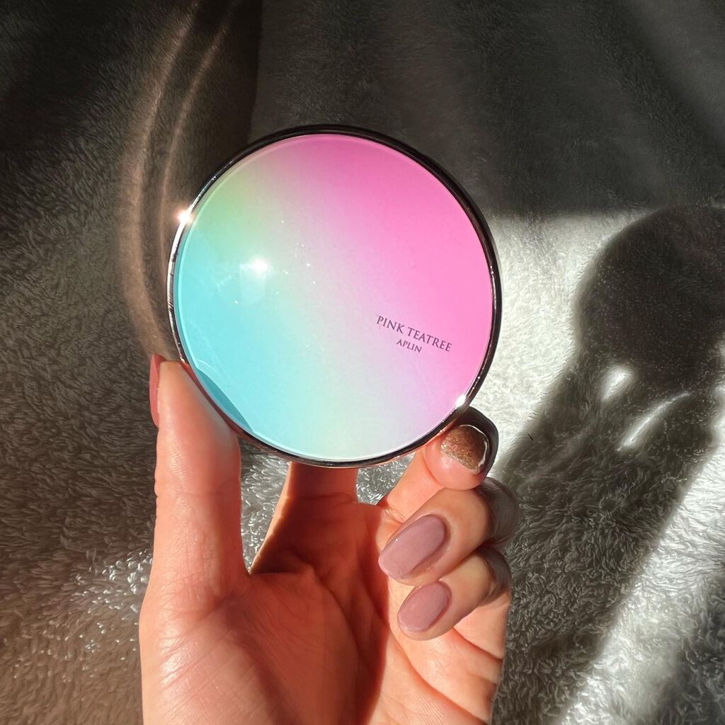 ピンクティーツリーカバークッション/APLIN/クッションファンデーションを使ったクチコミ（2枚目）