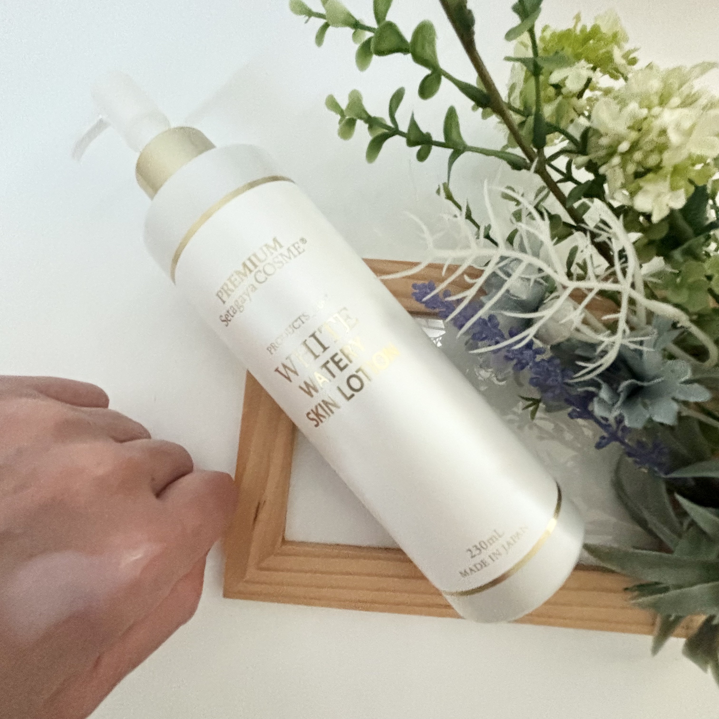 美白ウォータリースキンローション/世田谷コスメ/化粧水を使ったクチコミ（3枚目）