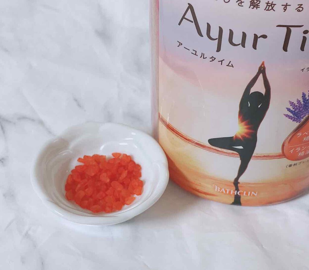 Ayur Time（アーユルタイム） ラベンダー＆イランイランの香り 720g/アーユルタイム/無機塩系入浴剤を使ったクチコミ（2枚目）