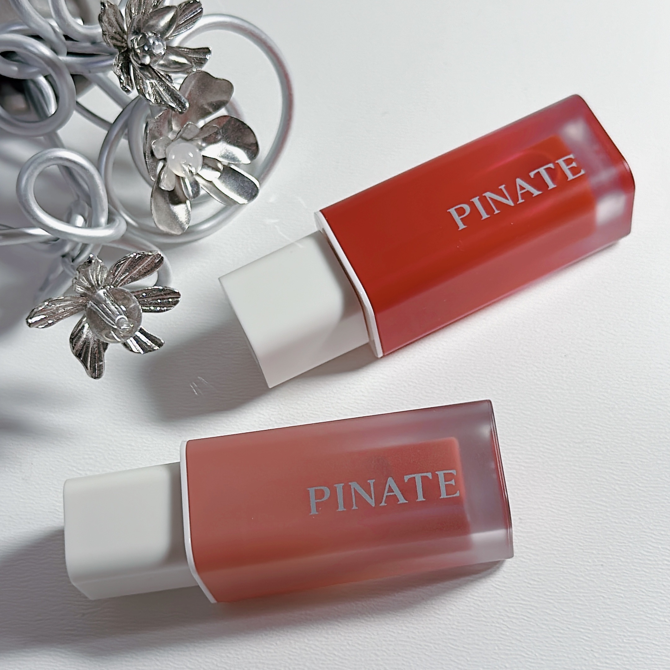 ナチュラルブルームリップオイルセラム 3色セット/PINATE/リップグロスを使ったクチコミ（2枚目）