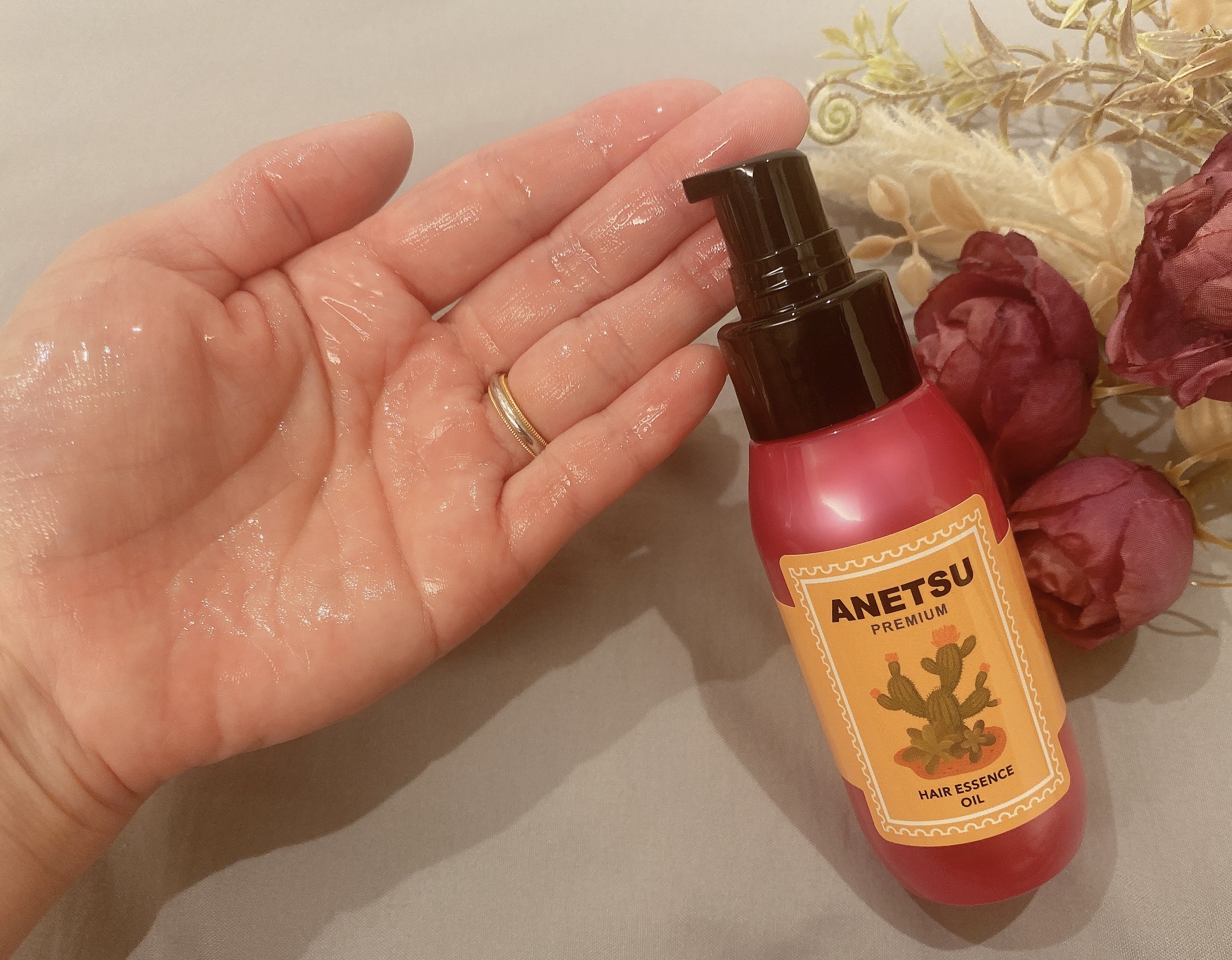 アネツプレミアムヘアエッセンス/ANETSU/ヘアオイルを使ったクチコミ（3枚目）