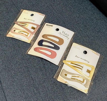 スリーピン エポ サンカクシカク 2P/セリア/ヘアアクセサリーを使ったクチコミ(1枚目)