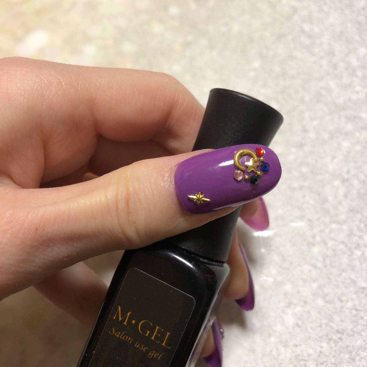 ジェルネイル(ライト対応)/セリア/ジェルネイルを使ったクチコミ(3枚目)