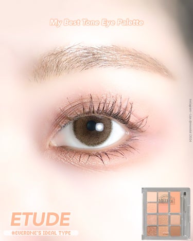 【ETUDEコーラルピーチメイク🧡】
⁡
⁡
⁡
__________________________
⁡
ETUDE
My Best Tone Eye Palette
▪︎ Everone's ide