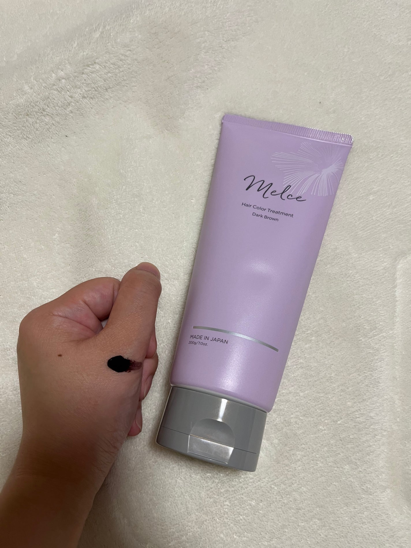 なっぽ on LIPS 「MELCEヘアカラートリートメントダークブラウン 使ってみまし..」(2枚目)