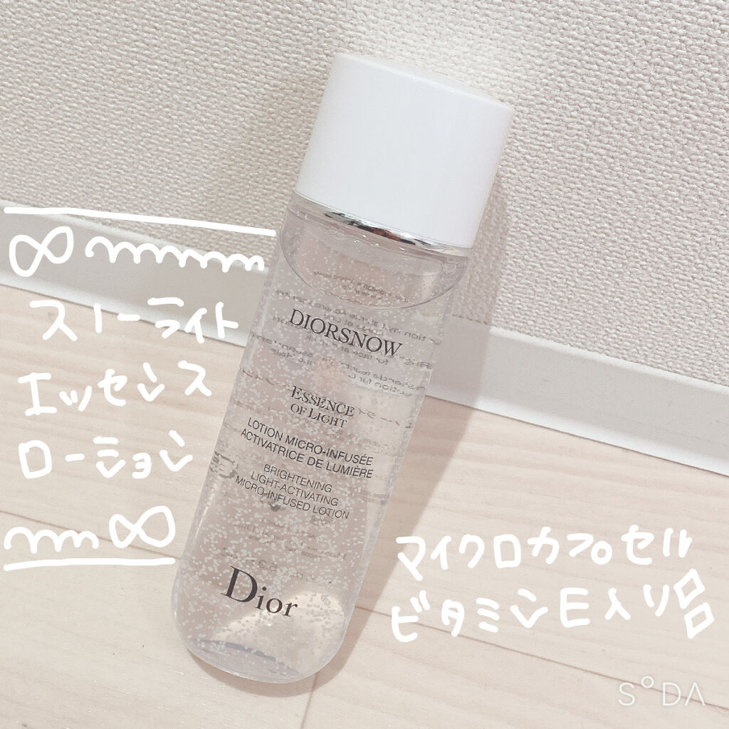 スノー ライト エッセンス ローション (薬用化粧水) (医薬部外品)/Dior/化粧水を使ったクチコミ（1枚目）