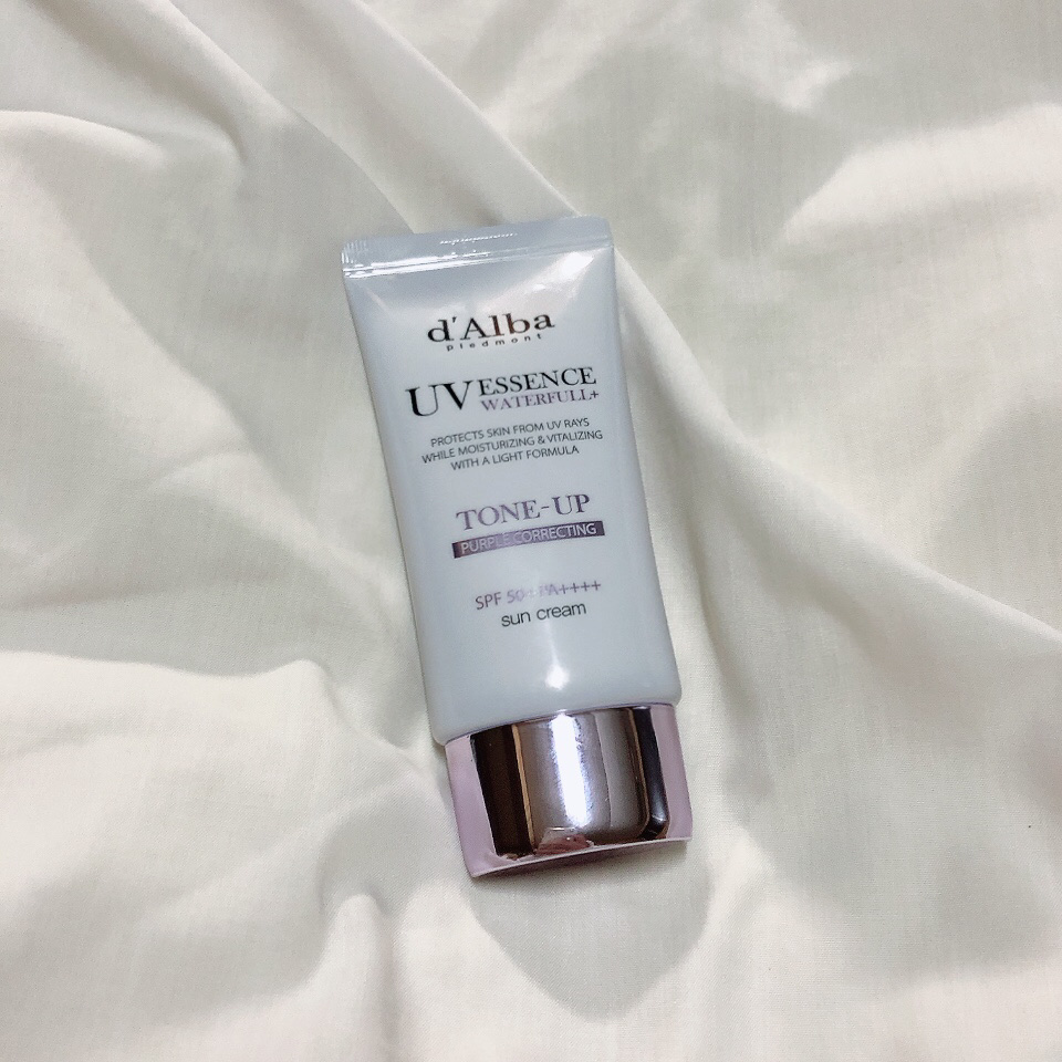 ダルバ ウォータフル トーンアップ サンクリーム(パープル)/ダルバ/日焼け止めクリームを使ったクチコミ（3枚目）