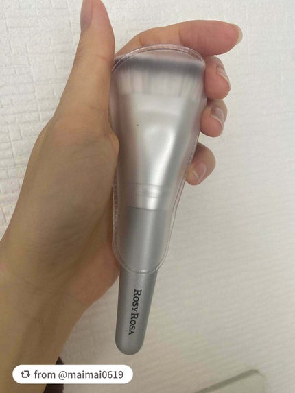 マルチファンデブラシ /ロージーローザ/メイクブラシを使ったクチコミ(6枚目)