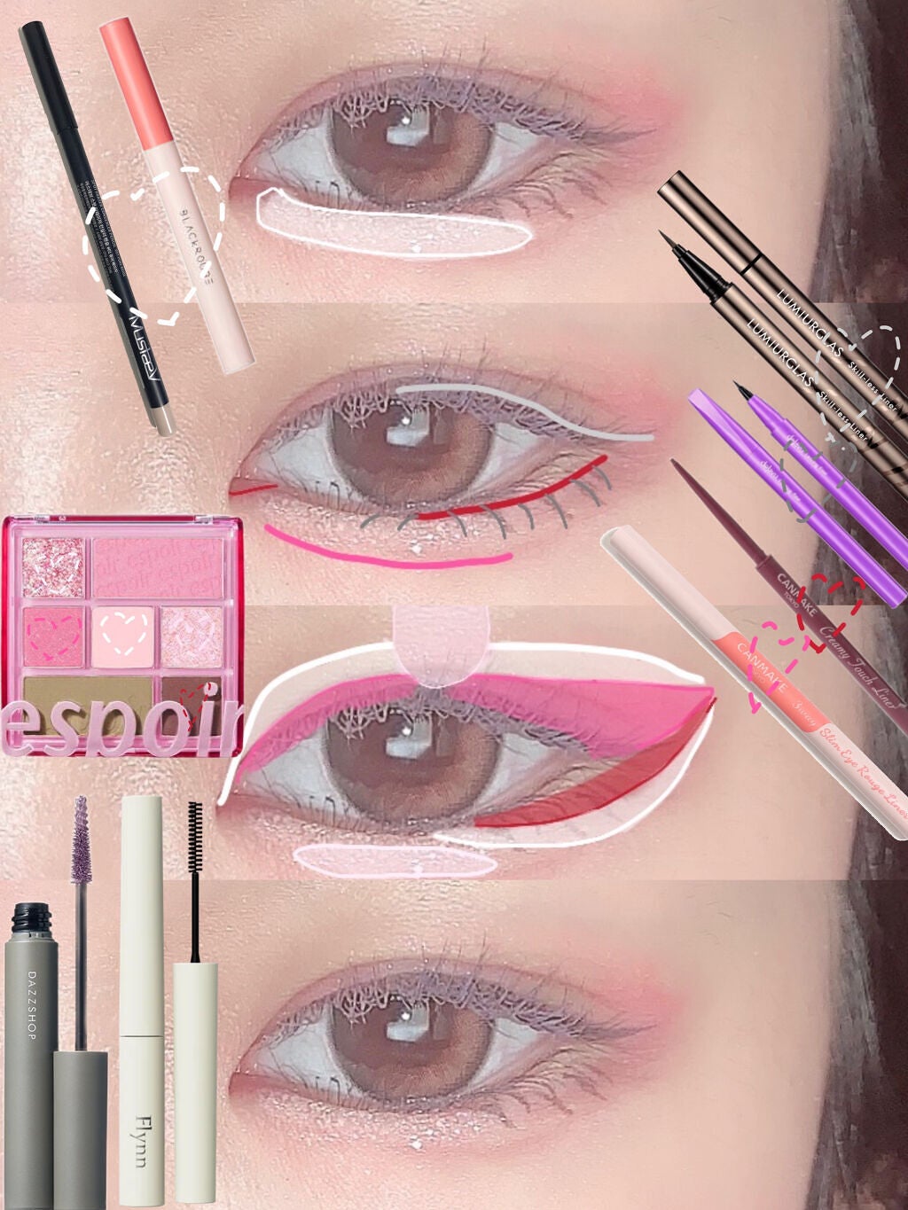 クリーミータッチライナー/キャンメイク/ジェルアイライナーを使ったクチコミ(3枚目)