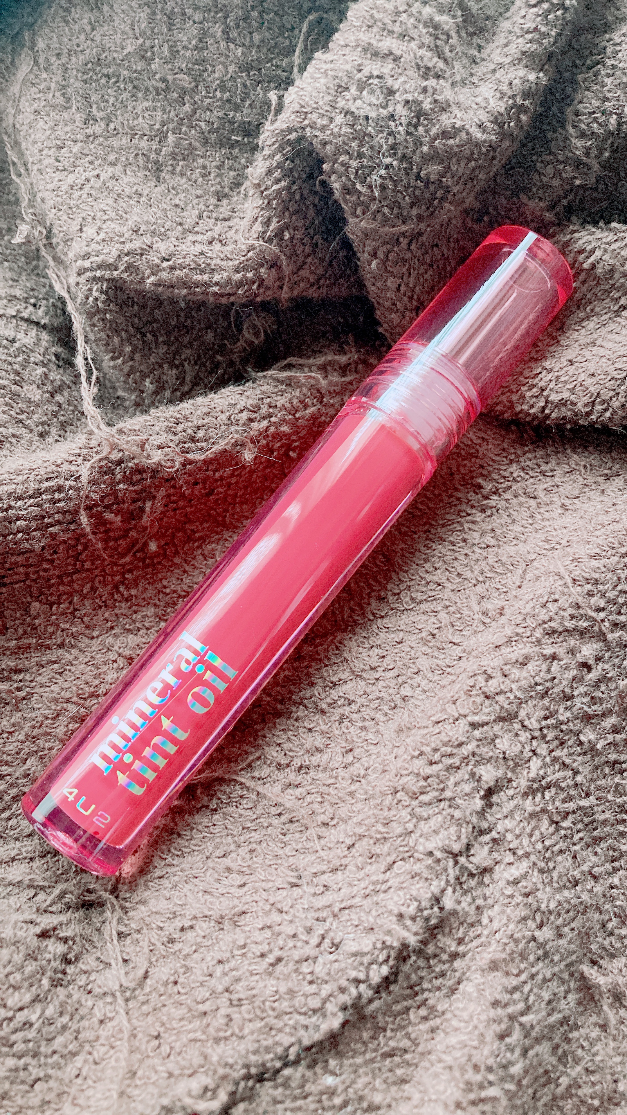 ミネラルティントオイル #07 ブリンクピンク/4U2/リップティントを使ったクチコミ（1枚目）