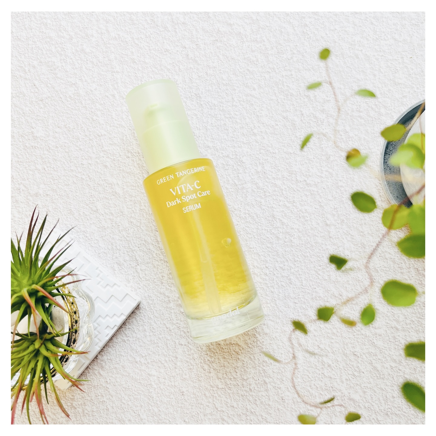 グリーンタンジェリン ビタC ダークスポットケアセラム/goodal/美容液を使ったクチコミ（1枚目）