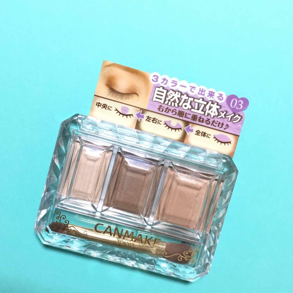 シークレットカラーアイズ No.03 プティショコラティエ/キャンメイク/アイシャドウパレットを使ったクチコミ（1枚目）