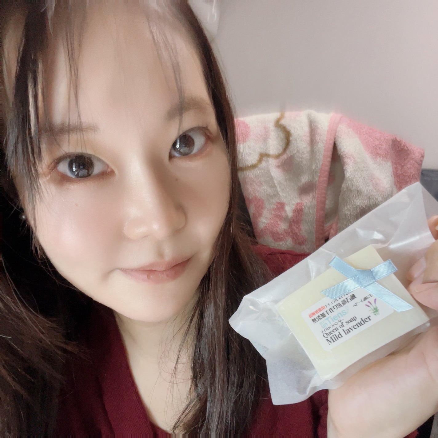 スーパークイーンオブソープ「ラベンダー」オールオーガニック/アンティアン/洗顔石鹸を使ったクチコミ(8枚目)