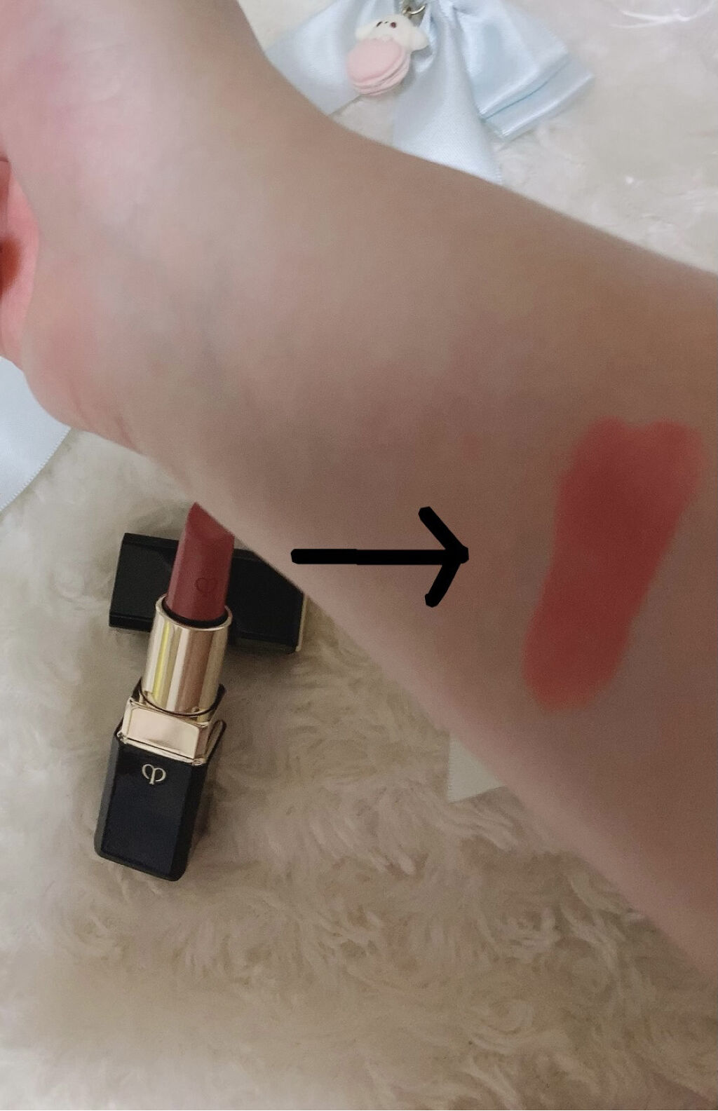 ルージュアレーブルｎ/クレ・ド・ポー ボーテ/口紅を使ったクチコミ（2枚目）