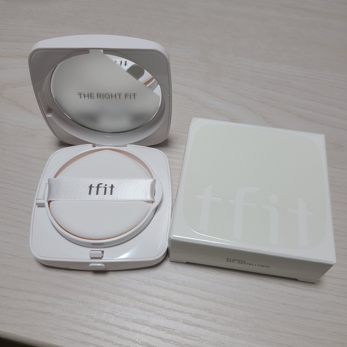 レイヤリングフィットカバークッションEX/TFIT/クッションファンデーションを使ったクチコミ(1枚目)