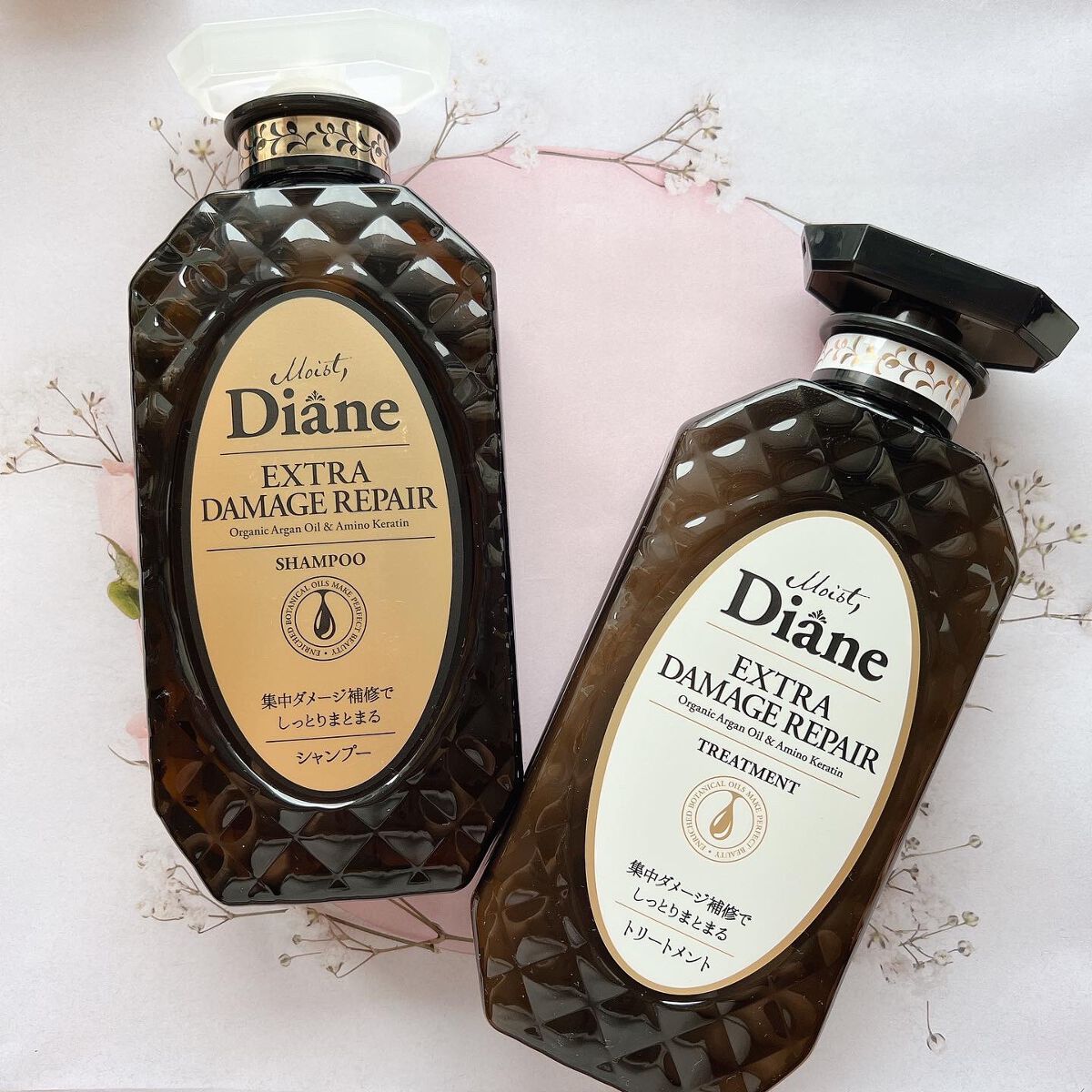 パーフェクトビューティ モイストダイアン エクストラダメージリペア シャンプー/トリートメント/ダイアン/市販シャンプーを使ったクチコミ（1枚目）