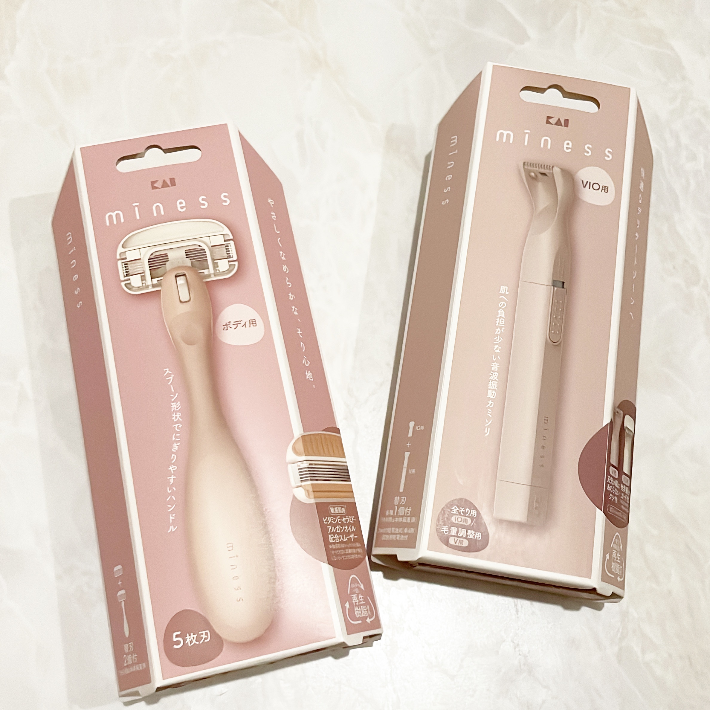miness VIOデリケートゾーン用カミソリ/貝印/シェーバーを使ったクチコミ（2枚目）