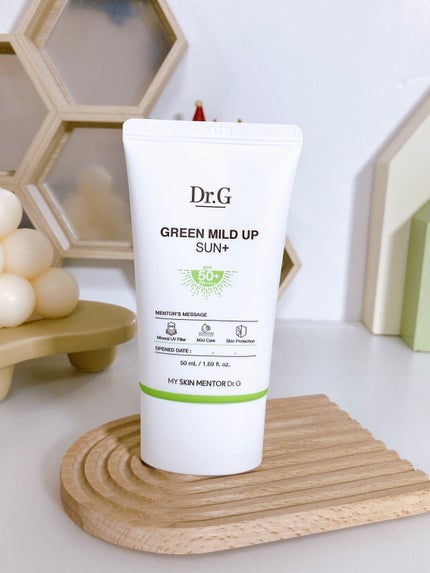 グリーンマイルドアップサンプラス/Dr.G/日焼け止めクリームを使ったクチコミ(4枚目)